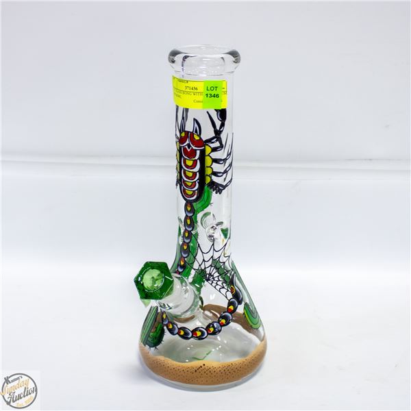 12.5" GLASS BONG 14MM WITH DOWNSTEM AND BOWL
