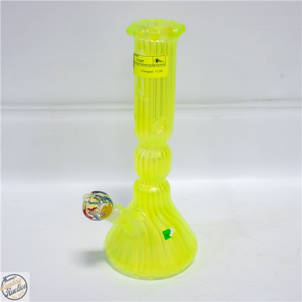 12.5" GLASS BONG 14MM WITH DOWNSTEM AND BOWL