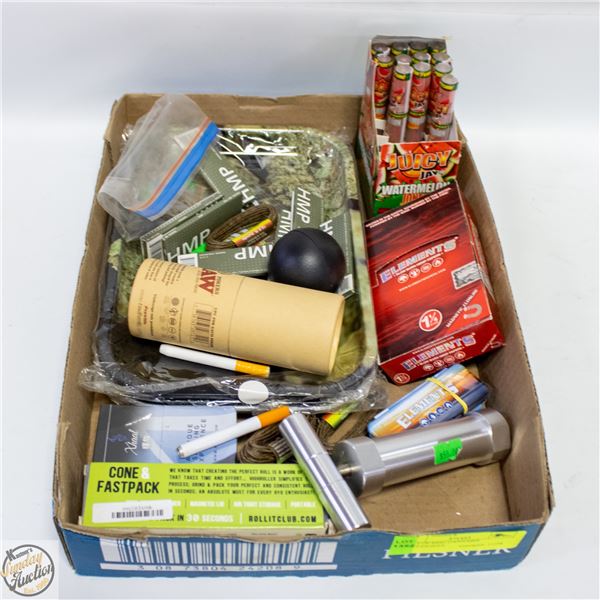 FLAT OF MISC CANNABIS ACCESSORIES