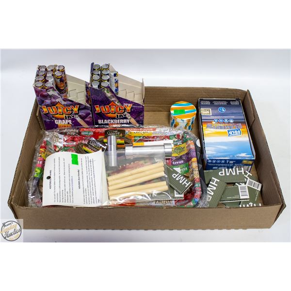 FLAT OF MISC CANNABIS ACCESSORIES