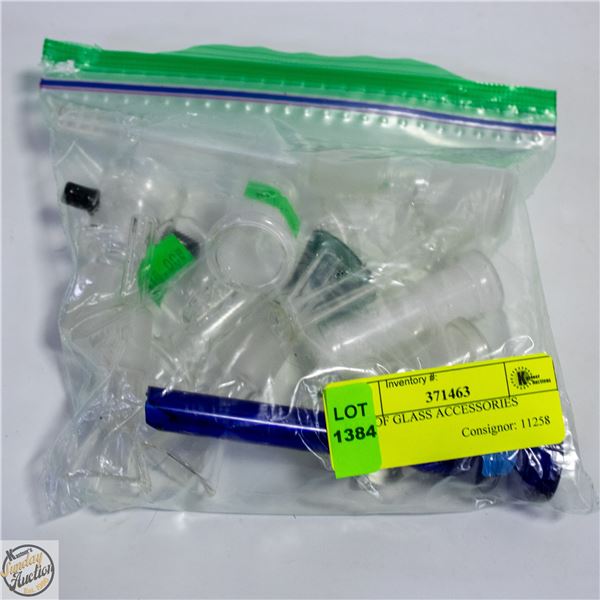 BAG OF GLASS ACCESSORIES