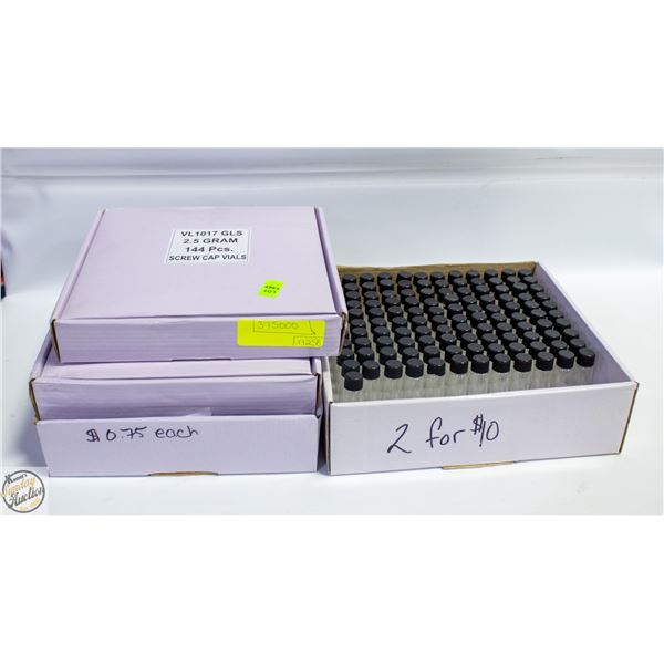 LOT OF GLASS VIALS