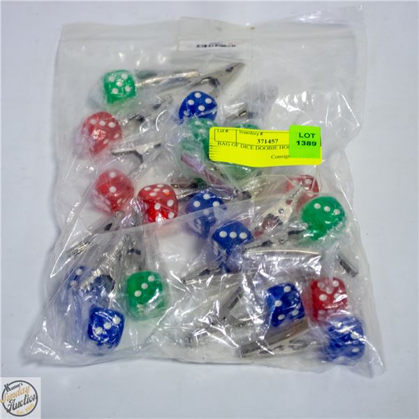BAG OF DICE DOOBIE HOLDERS