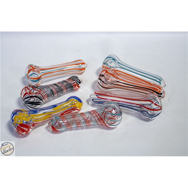 BAG OF GLASS PIPES