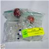Image 1 : BAG OF GLASS ACCESSORIES