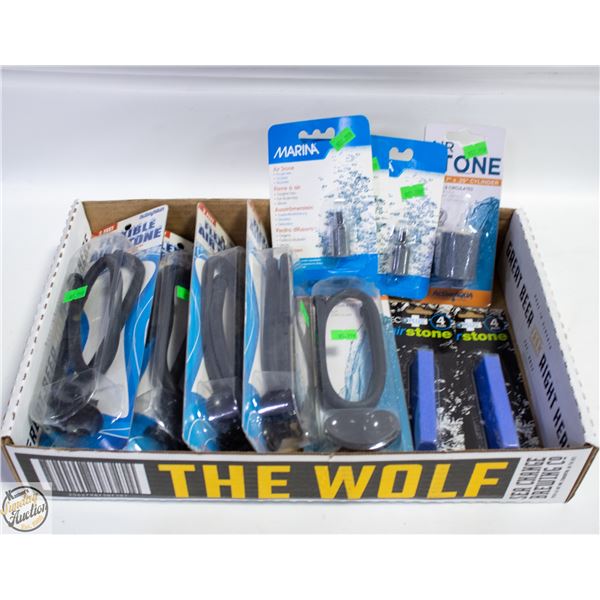 AIR STONES + FLEXIBLE AIR HOSES