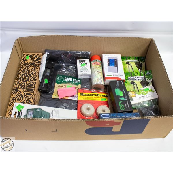 FLAT OF NEW HEAD SHOP/GROWING ACCESSORIES