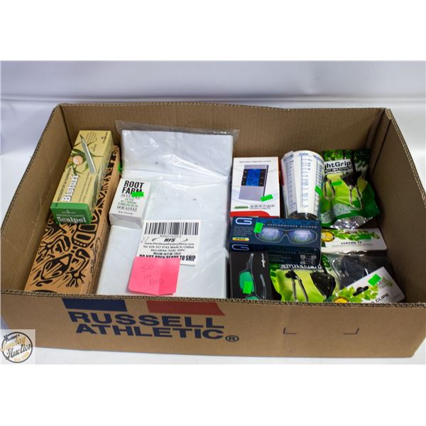 FLAT OF NEW HEAD SHOP/GROWING ACCESSORIES
