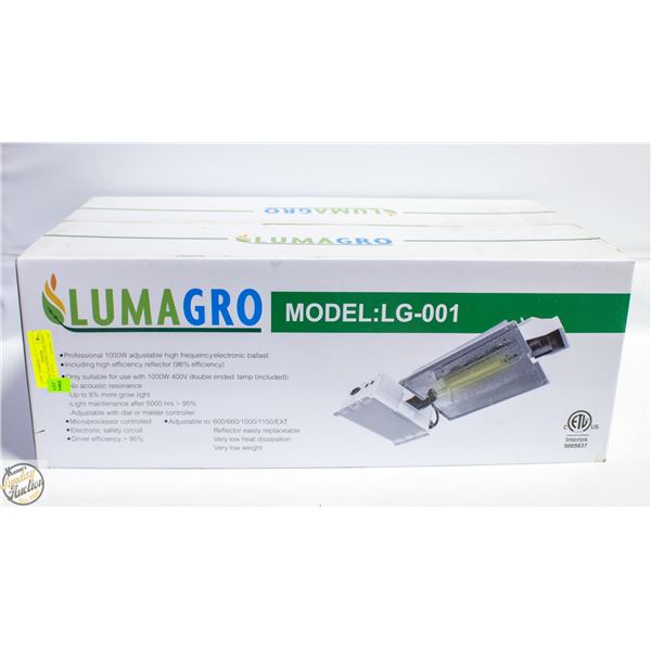 LUMA GRO MODEL:LG-001 LIGHT NEW IN BOX