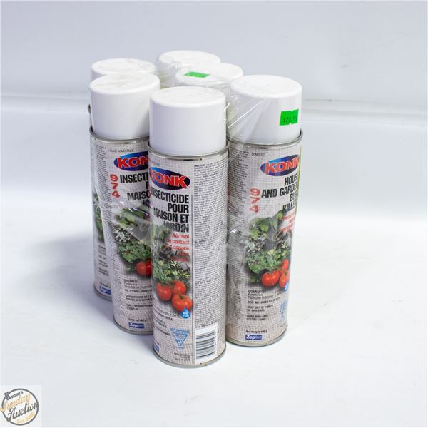 6PK KONK 974 HOUSE & GARDEN BUG KILLER