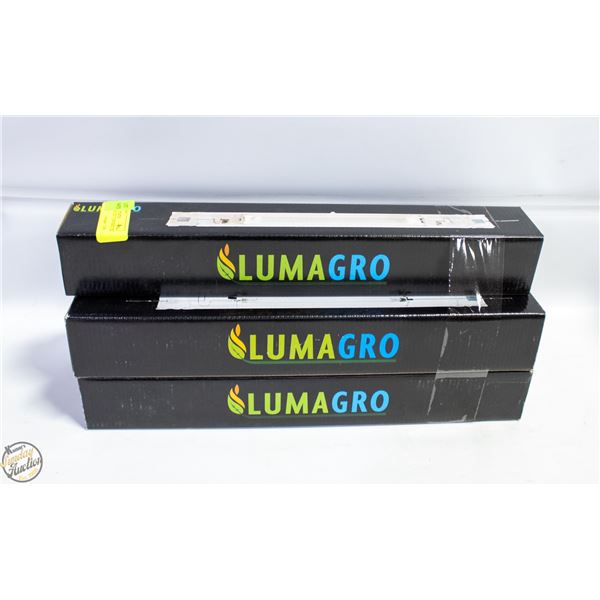 5 LUMAGRO BULBS (3) HPS 600W 2K, (2) MH