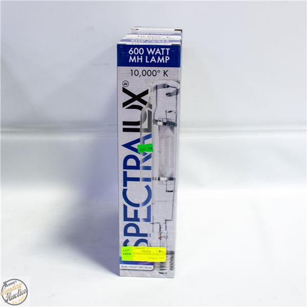 (3) SPECTRALUX 600WATT MH LAMP 10000°K