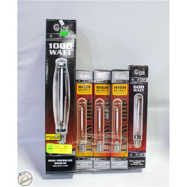 5 ULTRA SUN BRAND GROW ASSIST BULBS
