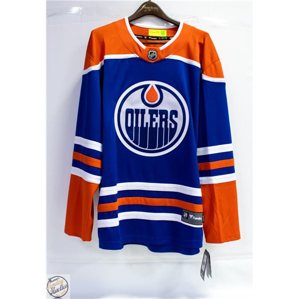 OILERS JERSEY SIZE L