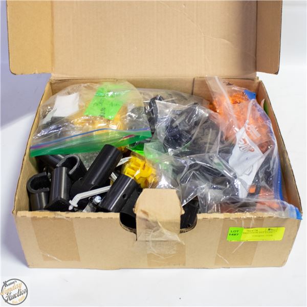 BOX OF 3D PRINTED PLANT CLIPS + MORE