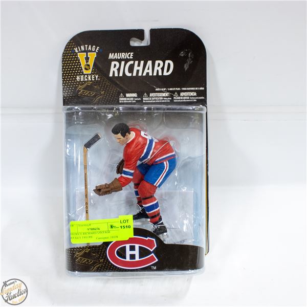 MAURICE RICHARD VINTAGE HOCKEY FIGURE