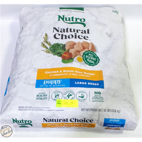 30LB NUTRO PUPPY DOG FOOD CHICKEN