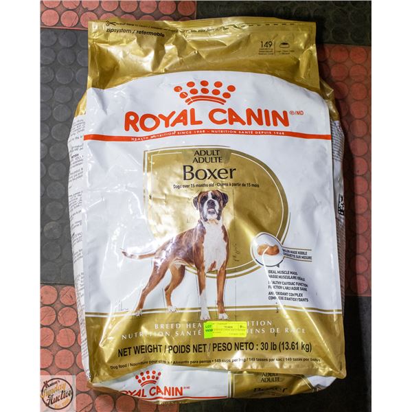 30LB ROYAL CANIN ADULT BOXER DOG FOOD
