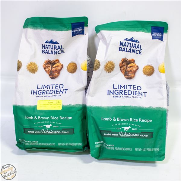2X4LB NATURAL BALANCE ADULT DOG FOOD