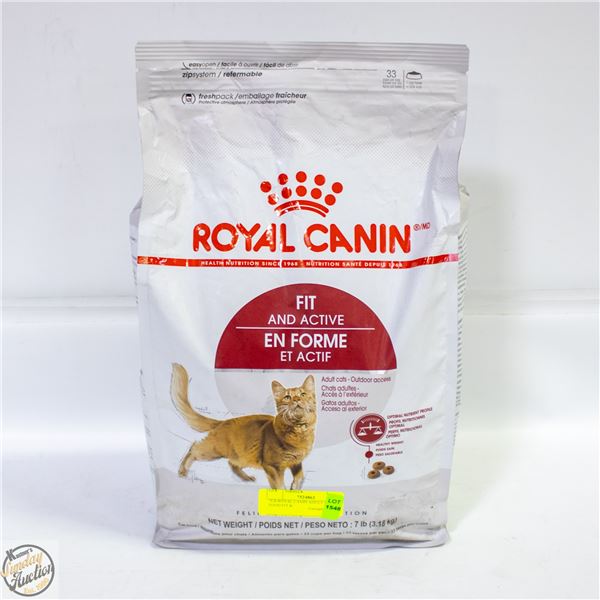 7LB ROYAL CANIN ADULT CAT FOOD FIT &