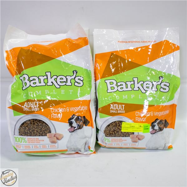 2X5LB BARKER'S ADULT SMALL BREED DOG