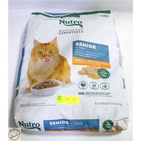 14LB NUTRO SENIOR CAT FOOD CHICKEN