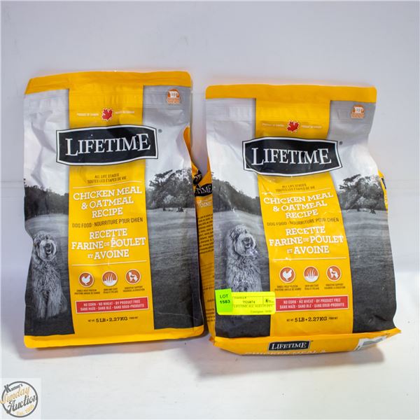 2X 5LB LIFETIME ALL AGES PUPPY ADULT