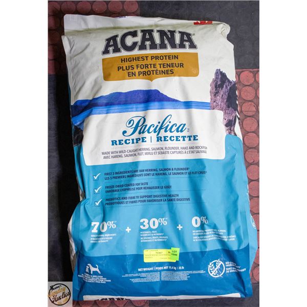 25LB ACANA ALL AGES DOG FOOD PACIFICA