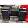 Image 1 : FENDER MA6 MIXER AMP & 2 - 12 HF SPEAKERS
