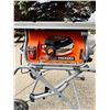 Image 2 : RIDGID TABLE SAW W/ROLLING STAND +10" DIABLO BLADE