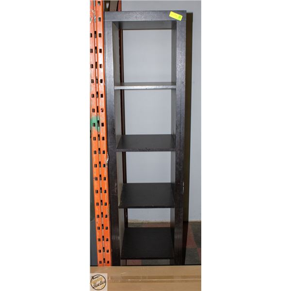 5 TIER SHELVING CUBE UNIT H-73" W-15.5" L-17.5"