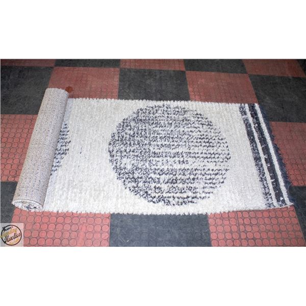 SURYA TURKEY "ENZO SHAG" COLLECTION 3 X 7 HALLWAY