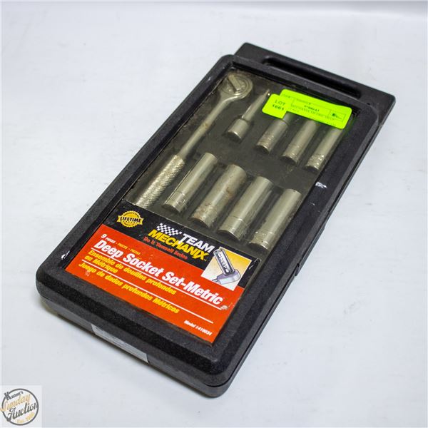 TEAM MECHANIX METRIC DEEP SOCKET SET