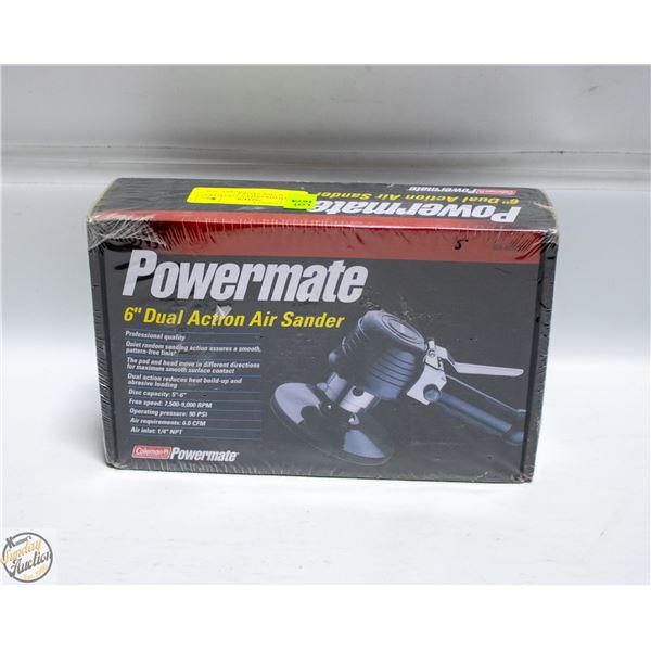 SEALED POWERMATE COLEMAN 6" DUAL ACTION SANDER