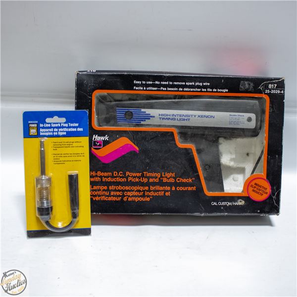 TIMING LIGHT AND SPARK PLUG TESTER