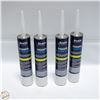 Image 1 : FLAT OF 4 INDUSTRIAL ADHESIVE CAULKING TUBES