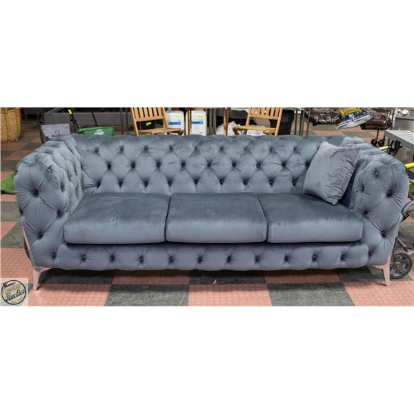 NEW GREY FABRIC DELUXE SOFA