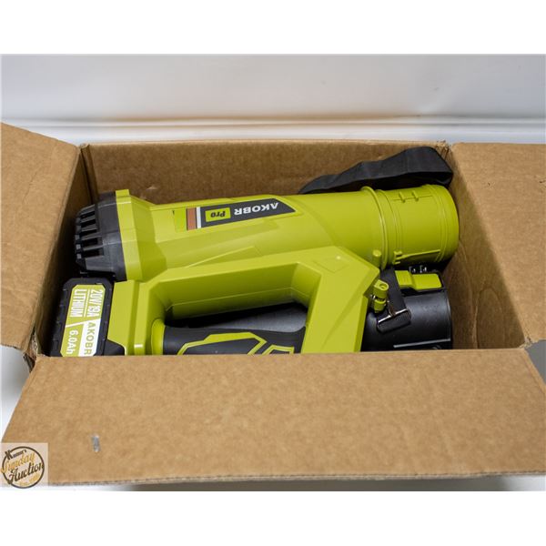AKOBR CORDLESS LEAF BLOWER