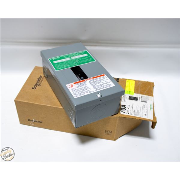 SCHNEIDER LOAD CENTRE 2 SPACES 4 CIRCUITS