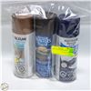 Image 1 : 3PK RUSTOLEUM SPRAY PAINT