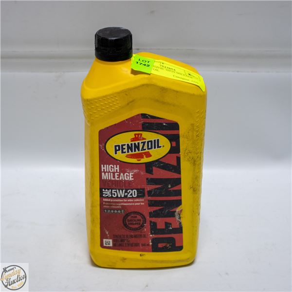 5W20 PENNZOIL HIGH MILEAGE VEHICLE OIL