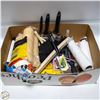 Image 1 : BOX OF NEW PAINT SUPPLIES