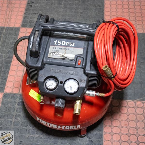 PORTER-CABLE AIR COMPRESSOR 150 PSI  *CORD FRAYED-