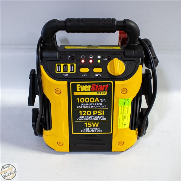 EVERSTART MAXX 1000A JUMP STARTER WITH