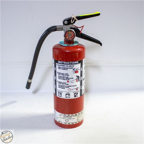 5LB FIRE EXTINGUISHER FULLY CHARGED