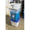 Image 1 : 2 STERILITE STORAGE TOTE WITH LIDS +