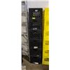 Image 1 : LOT OF 6 BLACK HDX HD PLASTIC MILK CRATES