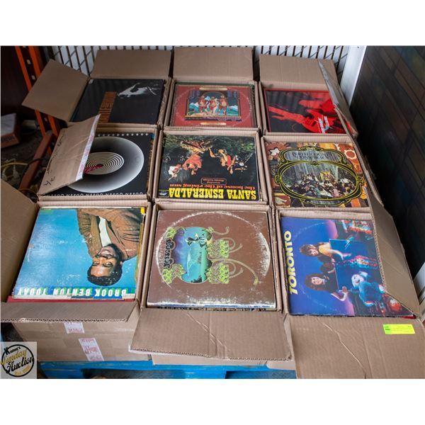 PALLET OF RECORDS: ROCK, POP, COUNTRY & MORE