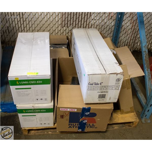 PALLET OF GROW ASSIST ITEMS+MORE *BOXES HAVE CHEW-