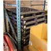 Image 1 : STACK OF 8 HEAVY DUTY PLASTIC PALLETS